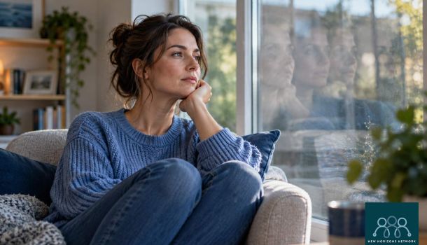 Adult experiencing intrusive thoughts associated with obsessive compulsive disorder.