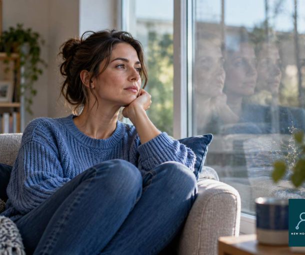 Adult experiencing intrusive thoughts associated with obsessive compulsive disorder.